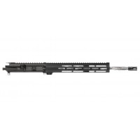 AR-15 5.56/.223 16" stainless steel spiral fluted upper assembly/ 12" Mlok